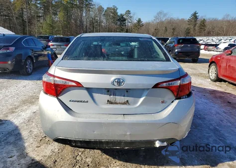 2016 Toyota Corolla L z USA, uszkodzony, nr VIN 2T1BURHE6GC629442